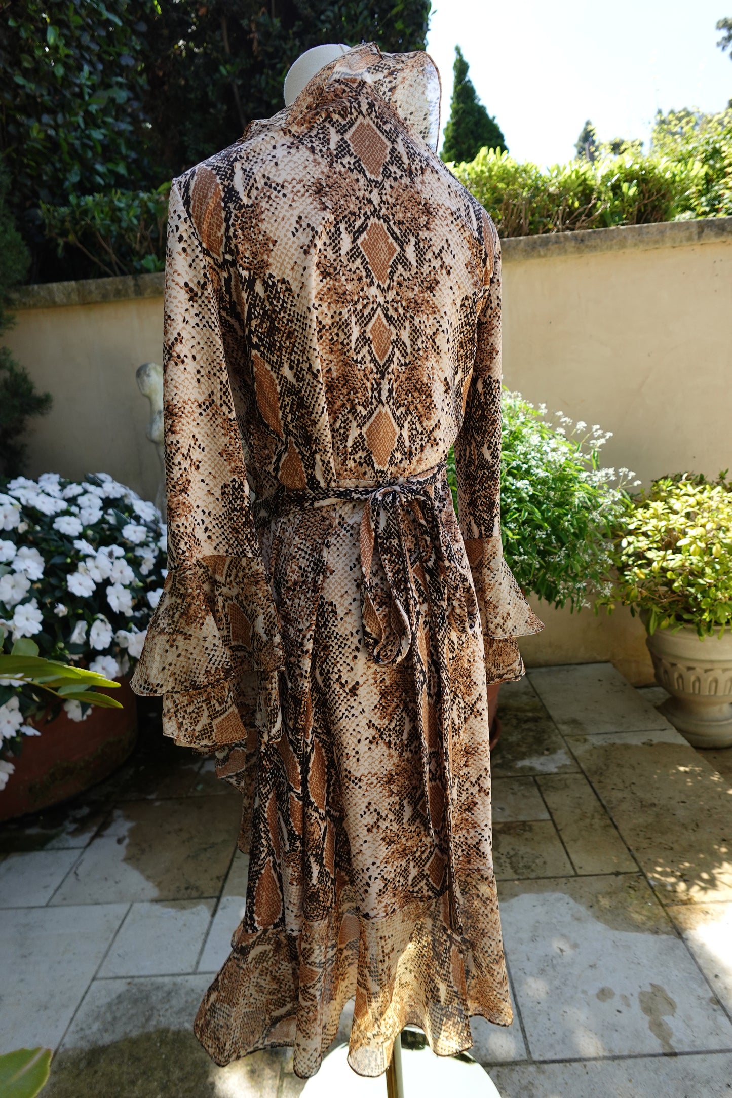 Diane Von Furstenberg Snake Print Dress