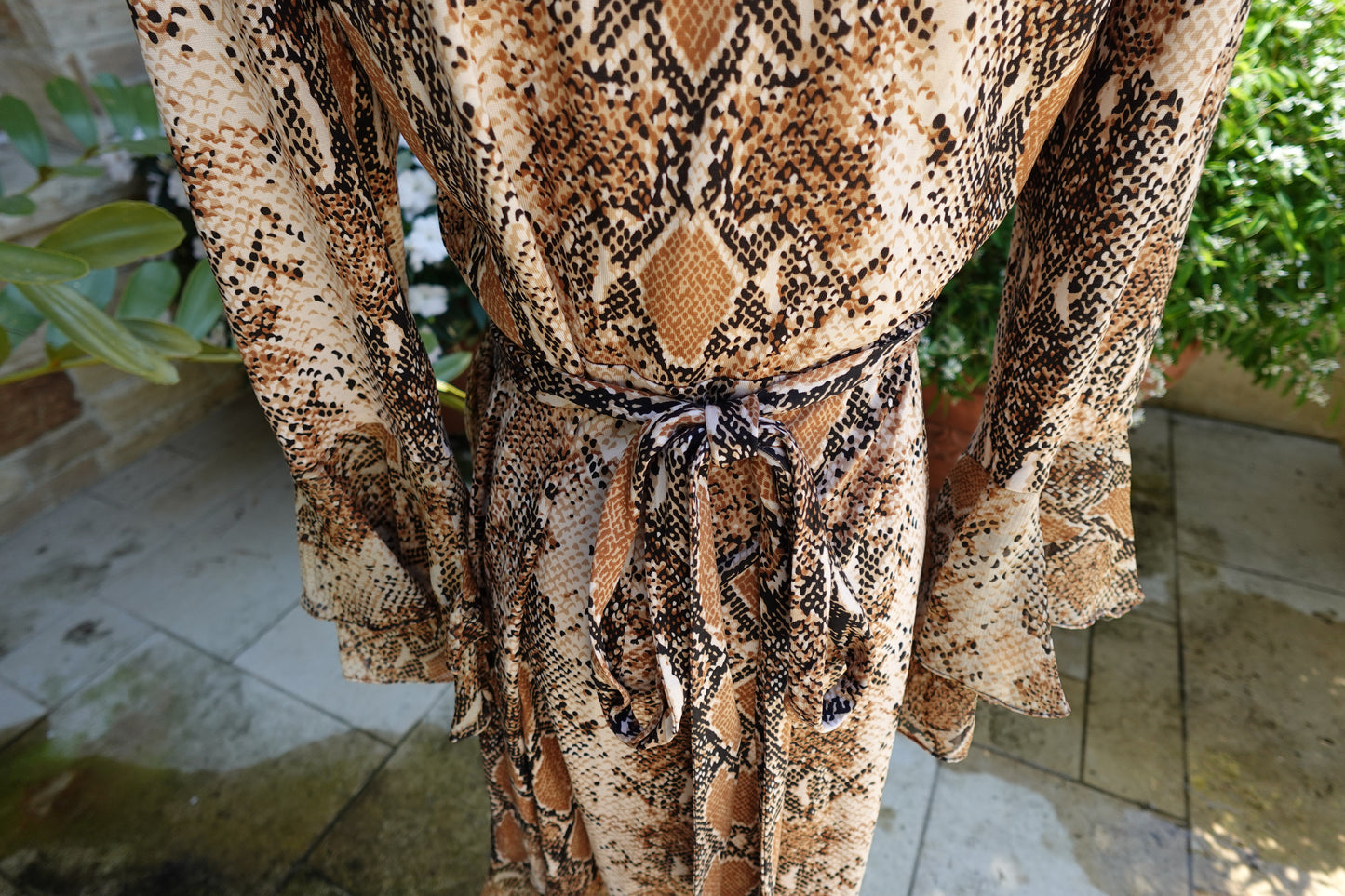 Diane Von Furstenberg Snake Print Dress