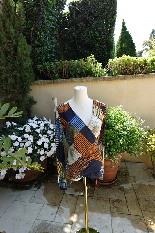 Missoni Long Sleeve Wrap Top