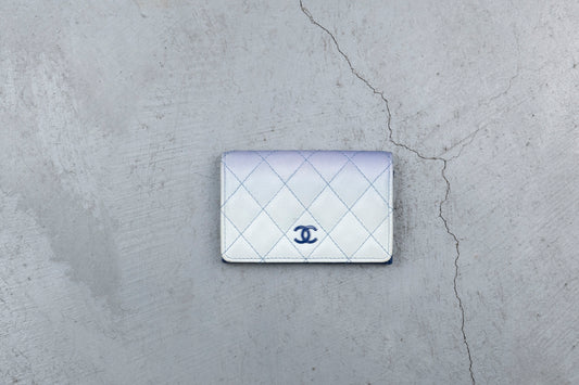 Chanel Blue Gradient Wallet
