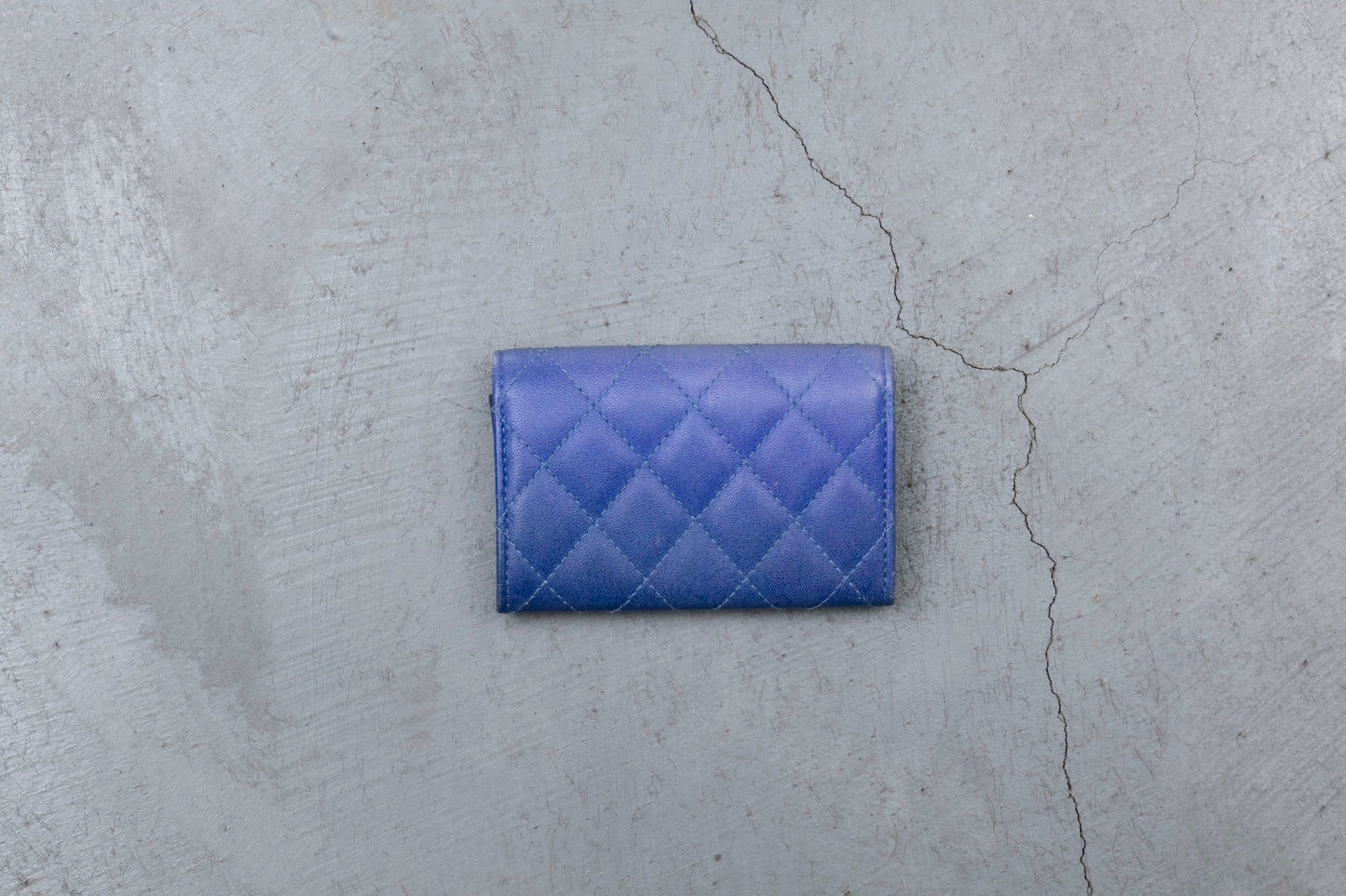 Chanel Blue Gradient Wallet